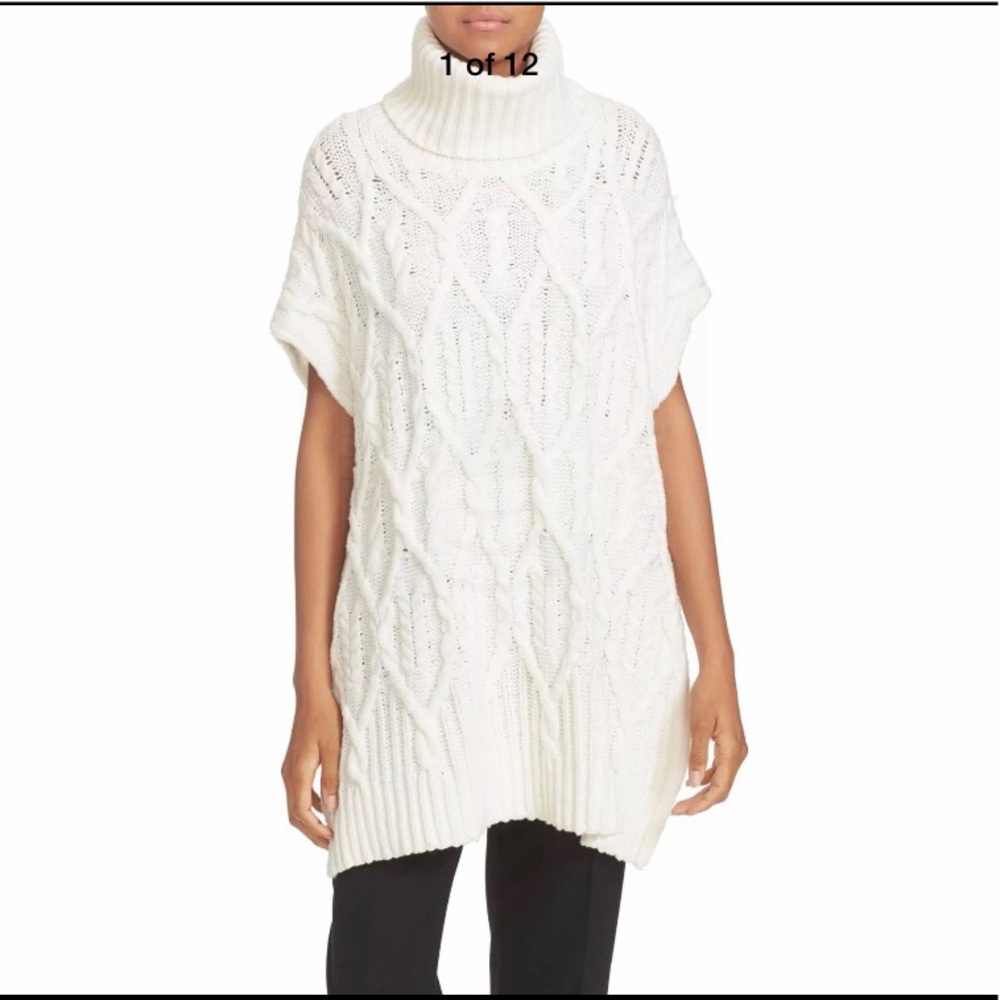 Theory Boseley C Auroral Poncho Sweater Top
